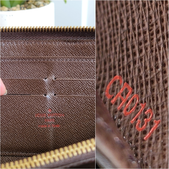 🍁 Authentic LOUIS VUITTON Zippy Wallet Damier Ebene - Picture 9 of 16
